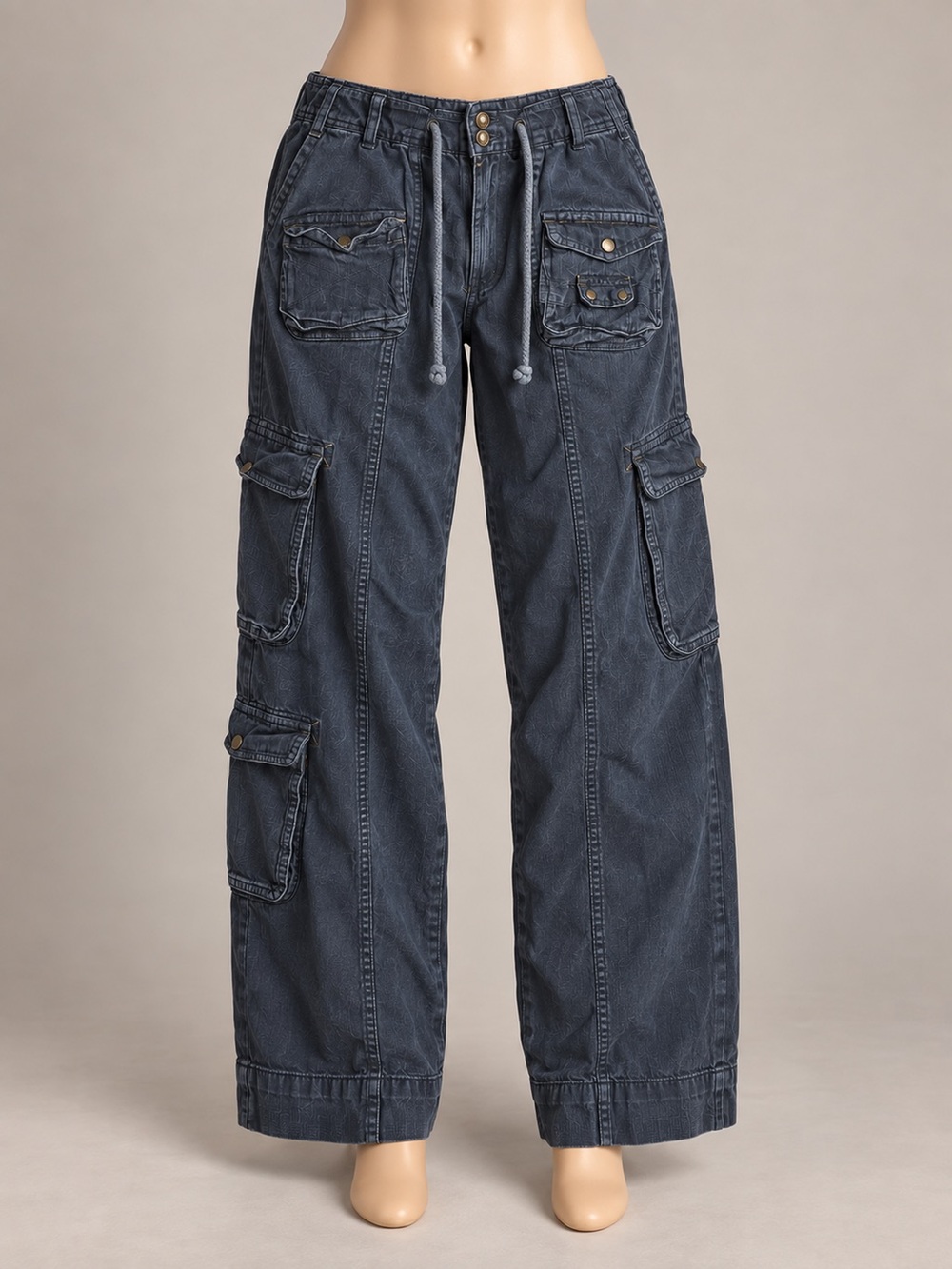 Free People We The Free Tahiti Pull-On Cargo Pants L